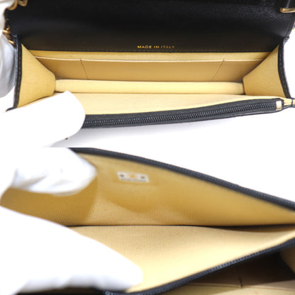 CHANEL シャネル マトラッセ フラップ フォンホルダー ショルダーバッグ ブラック AP3106 レディース【中古】【極美品】