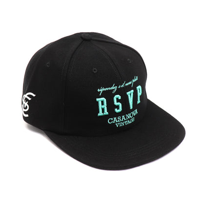 CASANOVA×RSVP コラボ CAP 15周年記念 キャップ ブラック A804B メンズ【中古】【極美品】