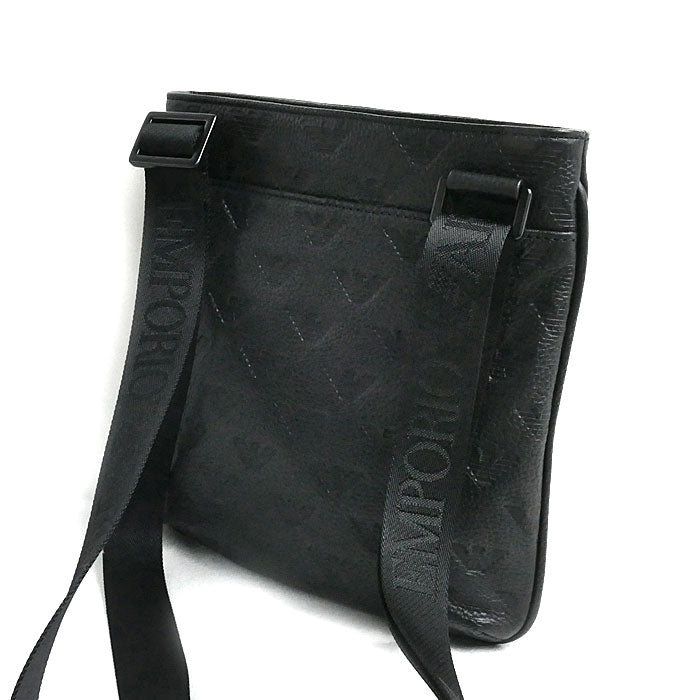 Emporio Armani エンポリオ・アルマーニ ショルダーバッグ ブラック Y4M399 Y142V メンズ【中古】【極美品】