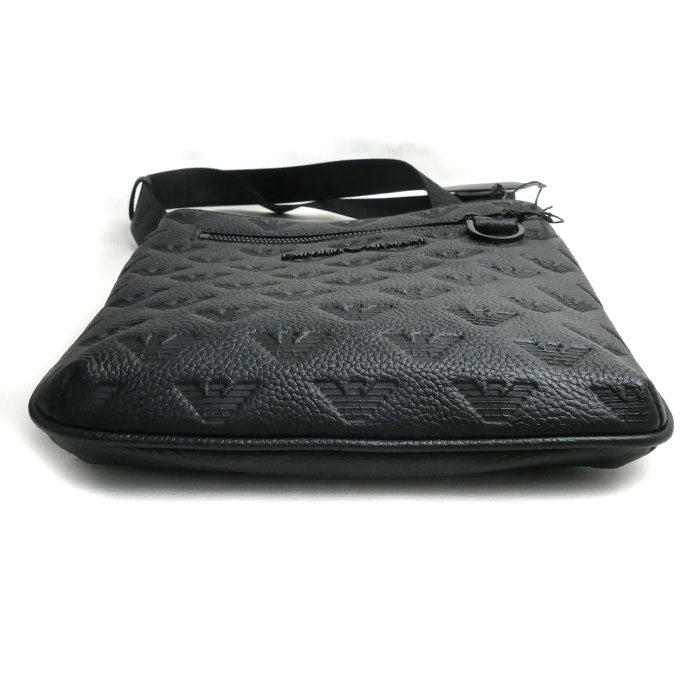 Emporio Armani エンポリオ・アルマーニ ショルダーバッグ ブラック Y4M399 Y142V メンズ【中古】【極美品】