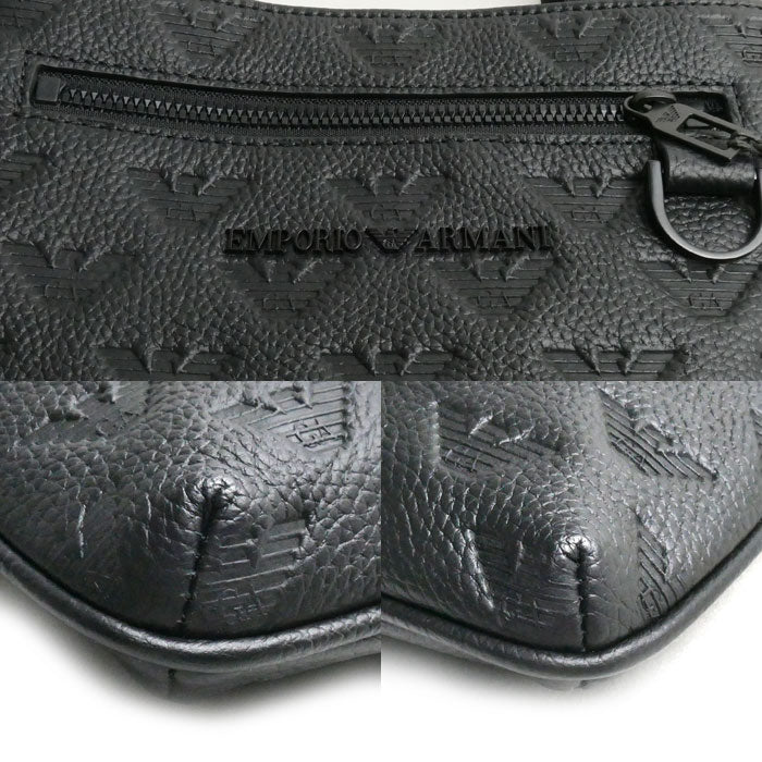 Emporio Armani エンポリオ・アルマーニ ショルダーバッグ ブラック Y4M399 Y142V メンズ【中古】【極美品】