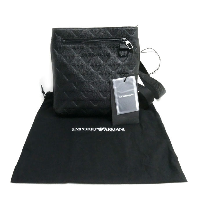 Emporio Armani エンポリオ・アルマーニ ショルダーバッグ ブラック Y4M399 Y142V メンズ【中古】【極美品】