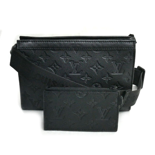 LOUIS VUITTON ルイ・ヴィトン ガストン･ウェアラブル ウォレット ショルダーバッグ ブラック M81115 ＩＣ メンズ【中古】