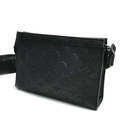LOUIS VUITTON ルイ・ヴィトン ガストン･ウェアラブル ウォレット ショルダーバッグ ブラック M81115 ＩＣ メンズ【中古】