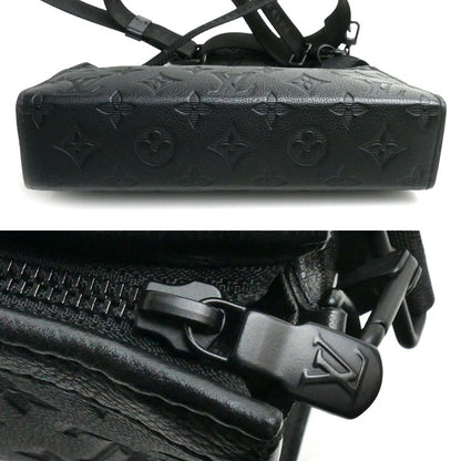 LOUIS VUITTON ルイ・ヴィトン ガストン･ウェアラブル ウォレット ショルダーバッグ ブラック M81115 ＩＣ メンズ【中古】