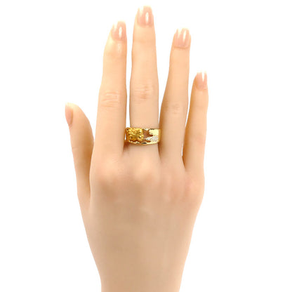 Carrera y Carrera カレライカレラ K18YG イエローゴールド 女神の息吹 ダイヤ リング・指輪 ダイヤモンド 13号 8.0g レディース【中古】【美品】