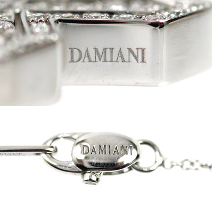 Damiani ダミアーニ K18WG ホワイトゴールド ベルエポック クラウン ダイヤ ネックレス 20089078 ダイヤモンド 7.0g 50cm レディース【中古】【美品】