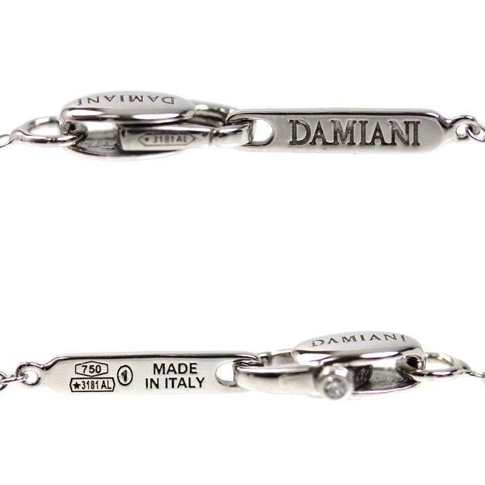 Damiani ダミアーニ K18WG ホワイトゴールド ベルエポック クラウン ダイヤ ネックレス 20089078 ダイヤモンド 7.0g 50cm レディース【中古】【美品】