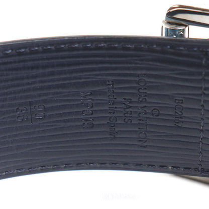 LOUIS VUITTON ルイ・ヴィトン サンチュール リヴェルソ ベルト モノグラム エクリプス グレー ブルー MP019 BC2167 メンズ【中古】