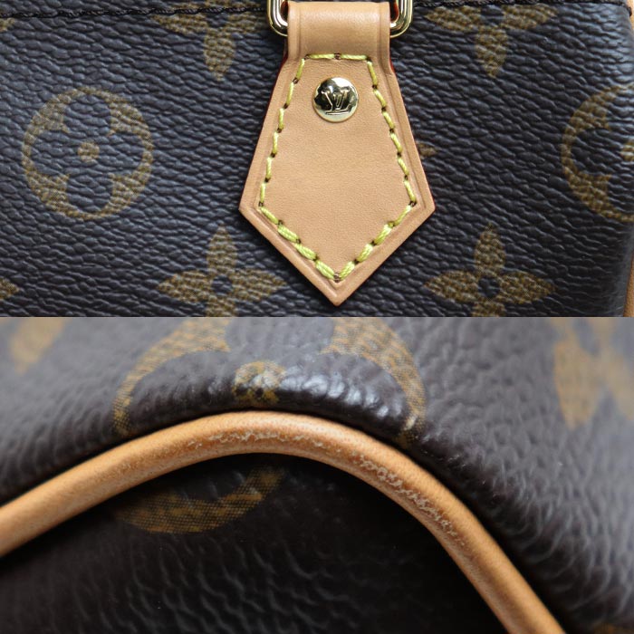 LOUIS VUITTON ルイ・ヴィトン ナノスピーディ 2Wayショルダーバッグ ブラウン M81085 TY0273 レディース【中古】【美品】
