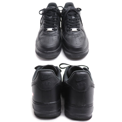 NIKE ナイキ Supreme × Nike Air Force 1 Low エアフォース1 ロー スニーカー ブラック CU9225-001 27cm メンズ【中古】【美品】