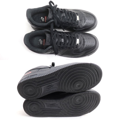 NIKE ナイキ Supreme × Nike Air Force 1 Low エアフォース1 ロー スニーカー ブラック CU9225-001 27cm メンズ【中古】【美品】