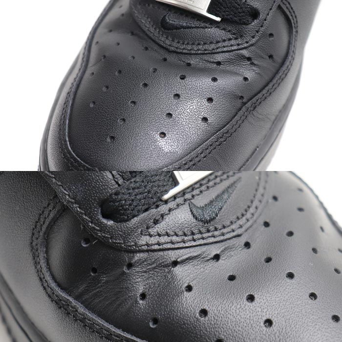 NIKE ナイキ Supreme × Nike Air Force 1 Low エアフォース1 ロー スニーカー ブラック CU9225-001 27cm メンズ【中古】【美品】