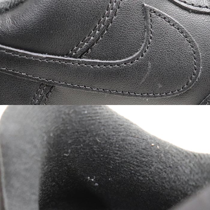 NIKE ナイキ Supreme × Nike Air Force 1 Low エアフォース1 ロー スニーカー ブラック CU9225-001 27cm メンズ【中古】【美品】