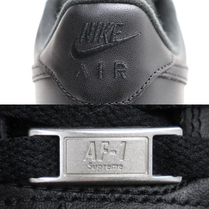 NIKE ナイキ Supreme × Nike Air Force 1 Low エアフォース1 ロー スニーカー ブラック CU9225-001 27cm メンズ【中古】【美品】