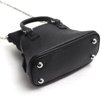 MAISON MARGIELA メゾンマルジェラ 5AC クラシック BABY ポーチ チェーンショルダー ショルダーバッグ ブラック SB3WG0025 P4455 T8013 レディース【中古】【美品】