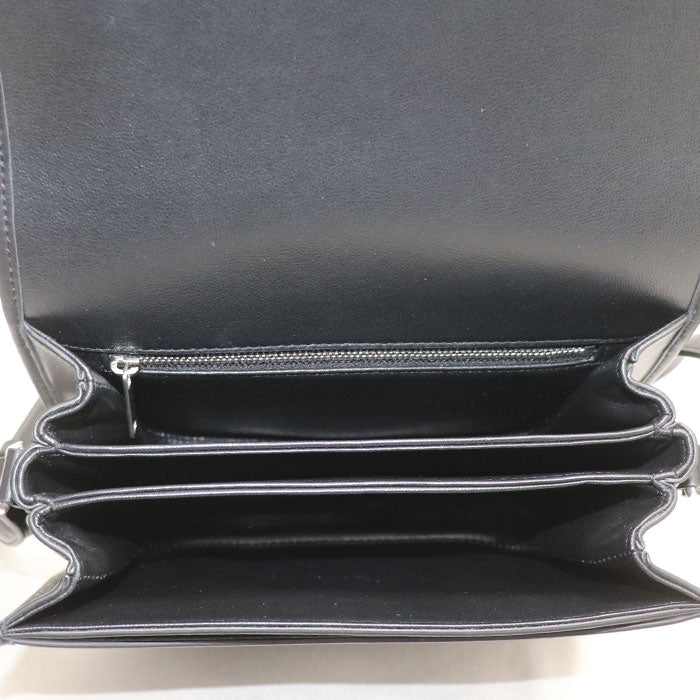 CELINE セリーヌ ミディアム ブザス トリオンフ ショルダーバッグ ブラック 114453FH1.38SI レディース【中古】【美品】