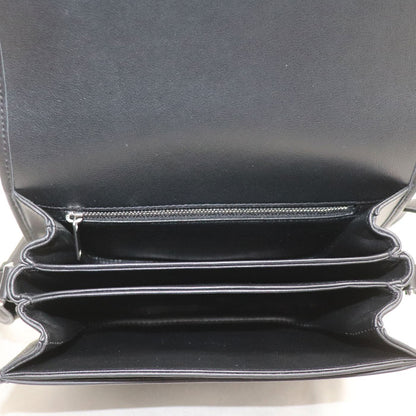 CELINE セリーヌ ミディアム ブザス トリオンフ ショルダーバッグ ブラック 114453FH1.38SI レディース【中古】【美品】