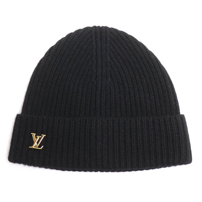 LOUIS VUITTON ルイ・ヴィトン ビーニー LV スパーク ニットキャップ ブラック M77877 RN1254 
S レディース【中古】【美品】