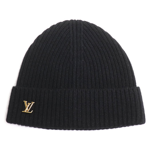 LOUIS VUITTON ルイ・ヴィトン ビーニー LV スパーク ニットキャップ ブラック M77877 RN1254 
S レディース【中古】【美品】