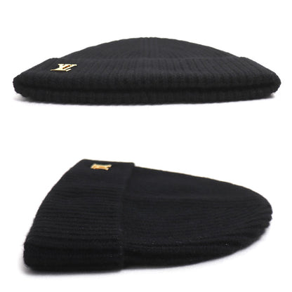 LOUIS VUITTON ルイ・ヴィトン ビーニー LV スパーク ニットキャップ ブラック M77877 RN1254 
S レディース【中古】【美品】