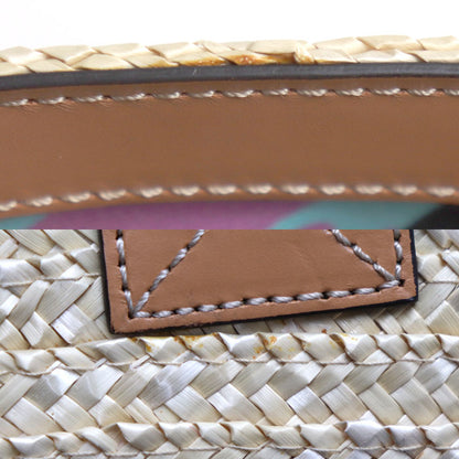 ETRO エトロ ラフィア バイカラー ハンドバッグ 1N420-9018 レディース【中古】【美品】