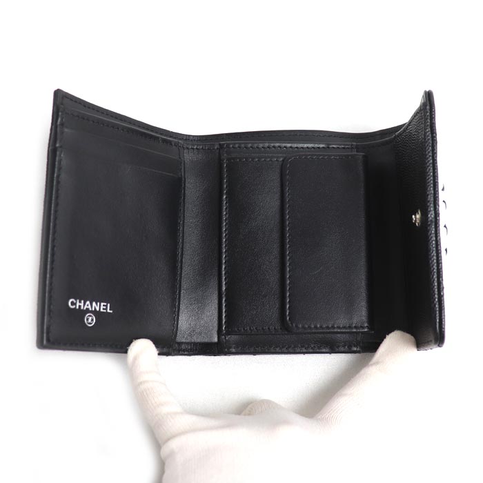 CHANEL シャネル 19 スモールフラップ ウォレット 三つ折り財布 AP3711 レディース【中古】【美品】