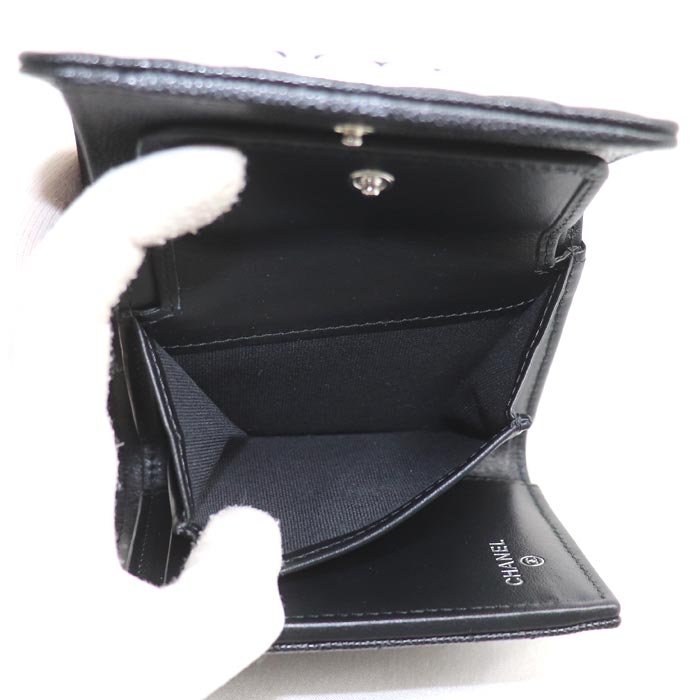 CHANEL シャネル 19 スモールフラップ ウォレット 三つ折り財布 AP3711 レディース【中古】【美品】