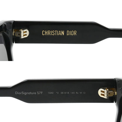 Dior ディオール Signature S7F サングラス ブラック NSGTS7FXR_10A0 レディース 58□18 145【中古】【美品】
