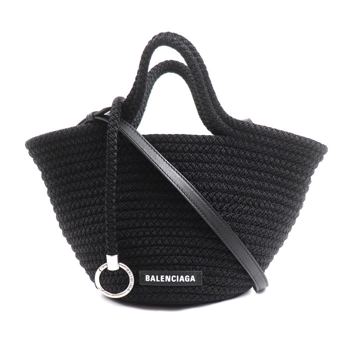 BALENCIAGA バレンシアガ イビザ スモール 2Wayショルダーバッグ ブラック 695612 レディース【中古】