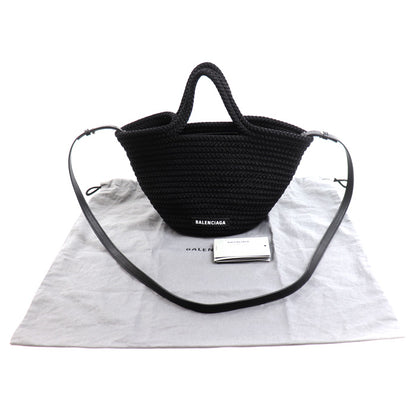 BALENCIAGA バレンシアガ イビザ スモール 2Wayショルダーバッグ ブラック 695612 レディース【中古】