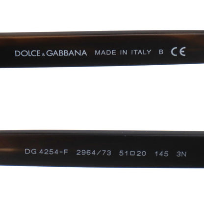 DOLCE&GABBANA ドルチェアンドガッバーナ サングラス ブラウン ハバナ DG4254-F 51□20 145 3N レディース【中古】