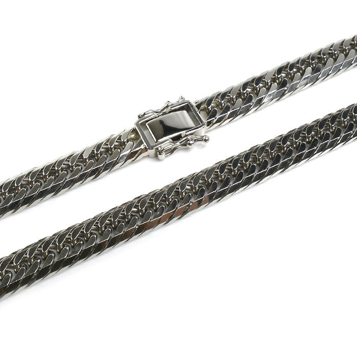 Pt850プラチナ ネックレス 喜平8面トリプルカット 101.0g 60cm メンズ【中古】