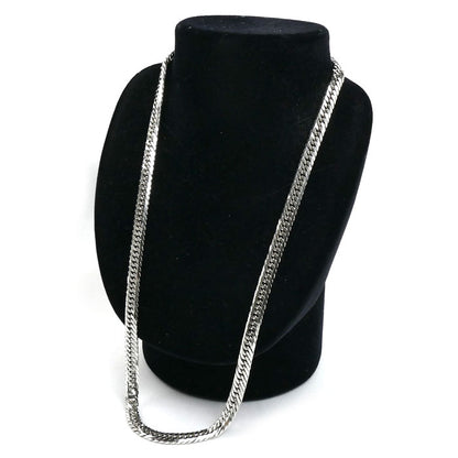 Pt850プラチナ ネックレス 喜平8面トリプルカット 101.0g 60cm メンズ【中古】