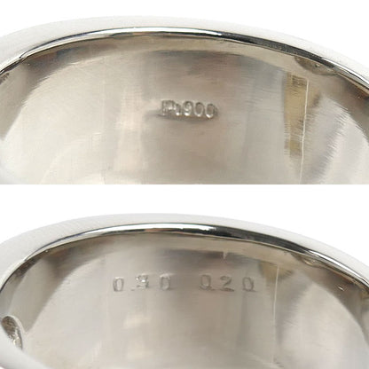 Pt900プラチナ リング・指輪 ダイヤモンド0.30ct/0.20ct 24号 30.2g メンズ【中古】【美品】