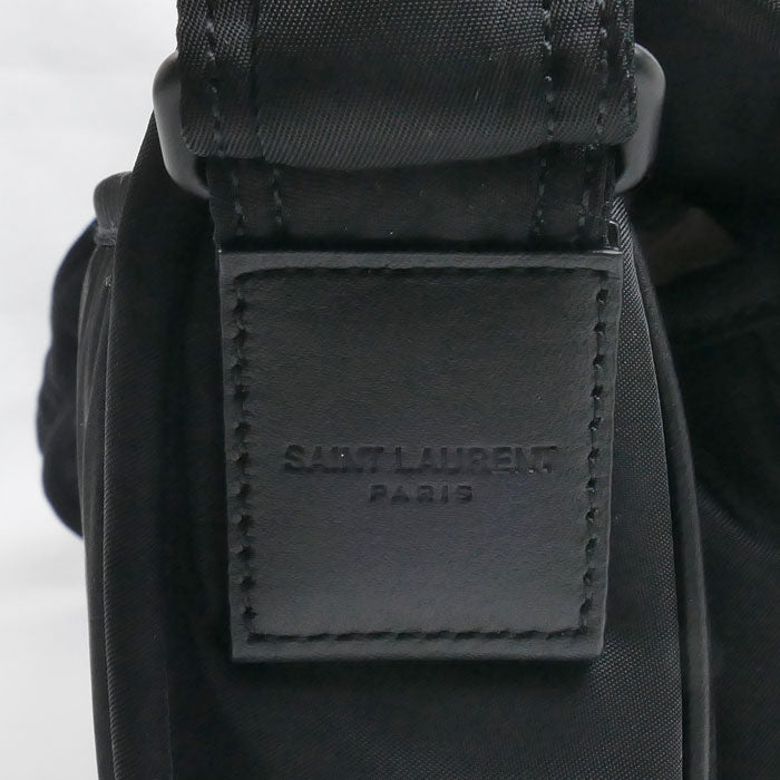 SAINT LAURENT サンローラン ニキ スモールメッセンジャー ショルダーバッグ ブラック 776611FACKH1000 メンズ【中古】【美品】