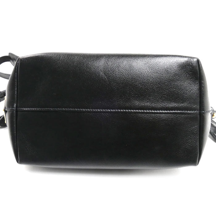 PRADA プラダ ヴィッテロダイノ 2Wayショルダーバッグ ブラック 1BA111 2EBJ F0002 IC レディース【中古】【美品】