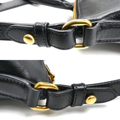 PRADA プラダ ヴィッテロダイノ 2Wayショルダーバッグ ブラック 1BA111 2EBJ F0002 IC レディース【中古】【美品】