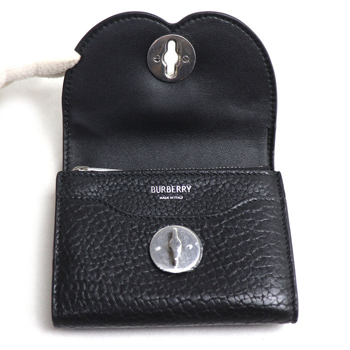 BURBERRY バーバリー チェス コンパクトウォレット 三つ折り財布 ブラック 80823231 ユニセックス【中古】【美品】