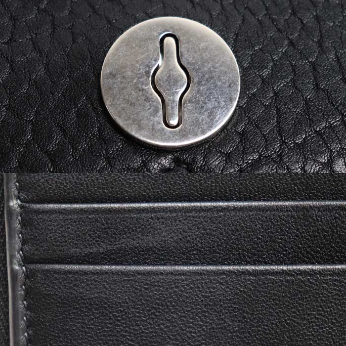 BURBERRY バーバリー チェス コンパクトウォレット 三つ折り財布 ブラック 80823231 ユニセックス【中古】【美品】