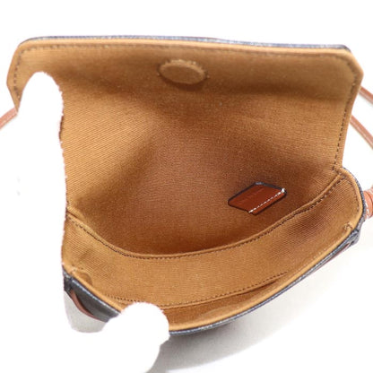 CELINE セリーヌ トリオンフ トライアングル ショルダーバッグ ブラウン/タン 10I192DM5 レディース【中古】