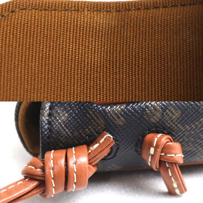 CELINE セリーヌ トリオンフ トライアングル ショルダーバッグ ブラウン/タン 10I192DM5 レディース【中古】