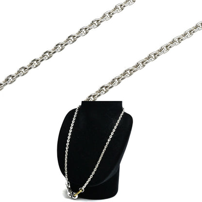 HERMES エルメス メタル バッファローホーン マイヨン ネックレス H100042FP 52cm レディース【中古】【美品】