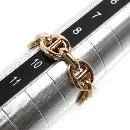 HERMES エルメス K18PG ピンクゴールド シェーヌダングル アンシェネPM リング・指輪 H110025B 00049 9号 49 4.0g レディース【中古】【美品】
