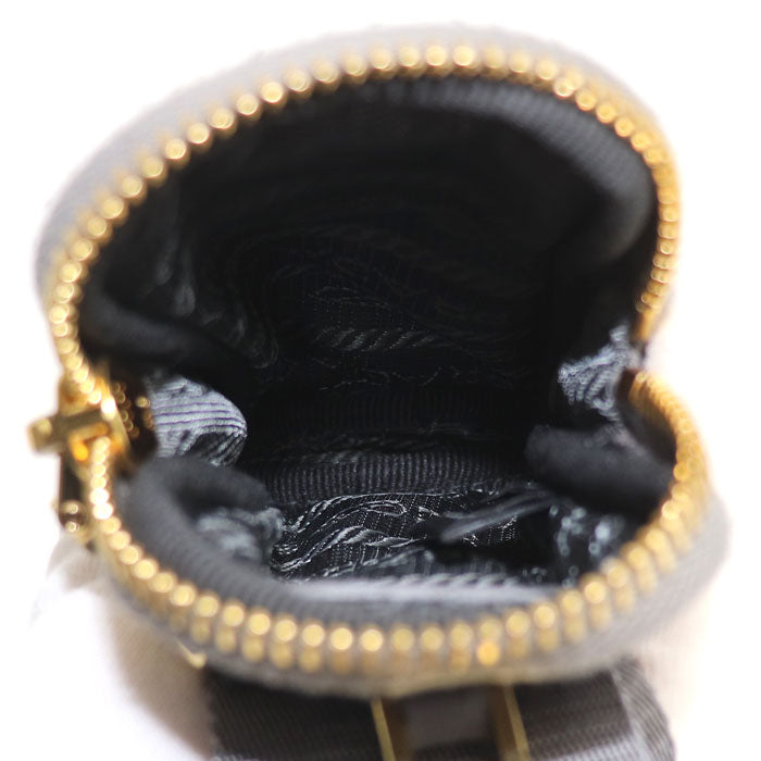 PRADA プラダ Re-Nylon パデット トート ショルダーバッグ グレー 1BG373_RDJN レディース【中古】