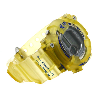 CASIO カシオ G-SHOCK イルクジ フロッグマン 腕時計 電池式 WCCS イエロー DW-8201WC-2T メンズ【中古】