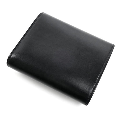 CELINE セリーヌ スモールフラップウォレット トリオンフ 三つ折り財布 ブラック 10D783DPV.38NO レディース【中古】【美品】