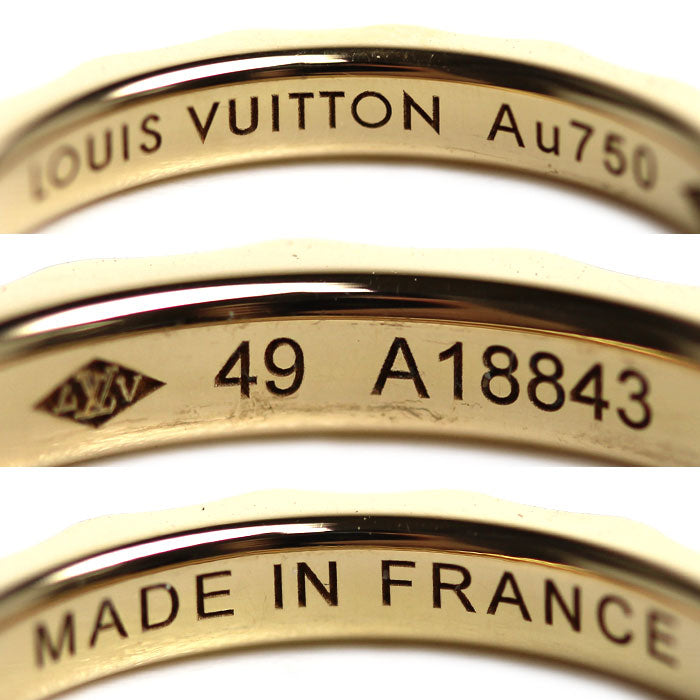 LOUIS VUITTON ルイ・ヴィトン K18YG イエローゴールド アリアンヌ アンフィニ リング・指輪 A18843 9号 3.6g レディース【中古】