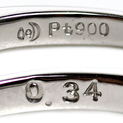 TASAKI タサキ Pt900プラチナ リング・指輪 ダイヤモンド0.34ct 8号 2.6g レディース【中古】