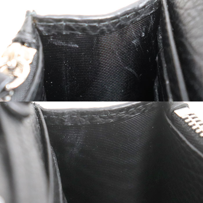 MAISON MARGIELA メゾンマルジェラ 4ステッチ チェーンウォレット ショルダーバッグ ブラック SA3UI0008 P4455 T8013 レディース【中古】【美品】